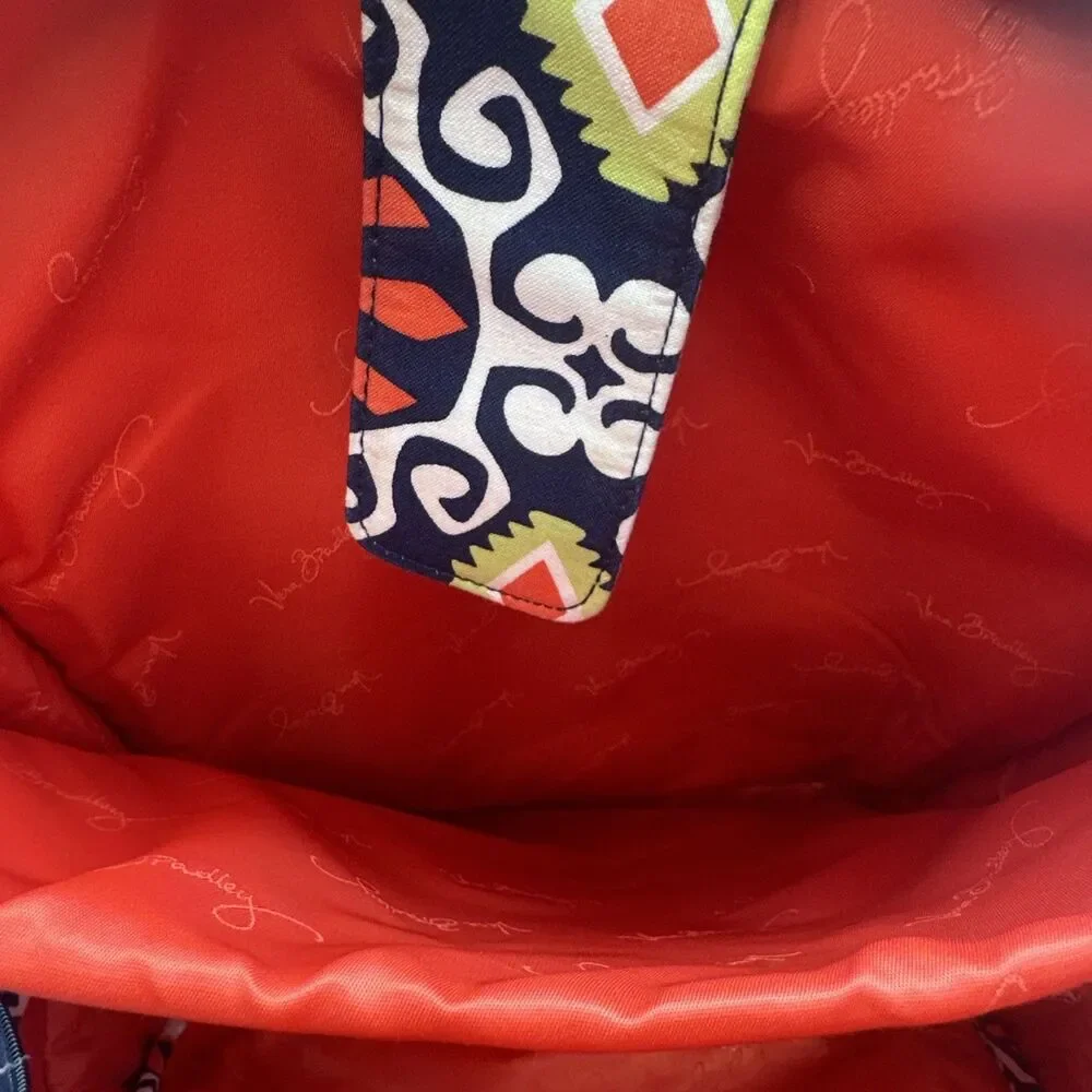 Vera Bradley Backpack Large Laptop Bag Sun Valley Floral Pattern Retired